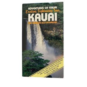 Adventures Of Kauai VHS Exciting Sightseeing Tour Garden Isle Hawaii 30 Min